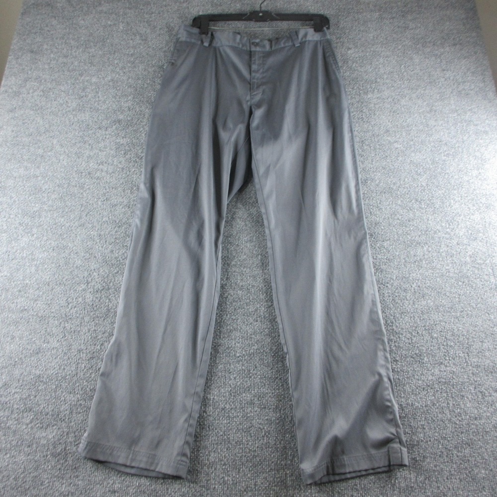 Nike Pants Mens 30x31 Gray Dri-FIT Golf Khakis Stretch Microfiber Chino Casual